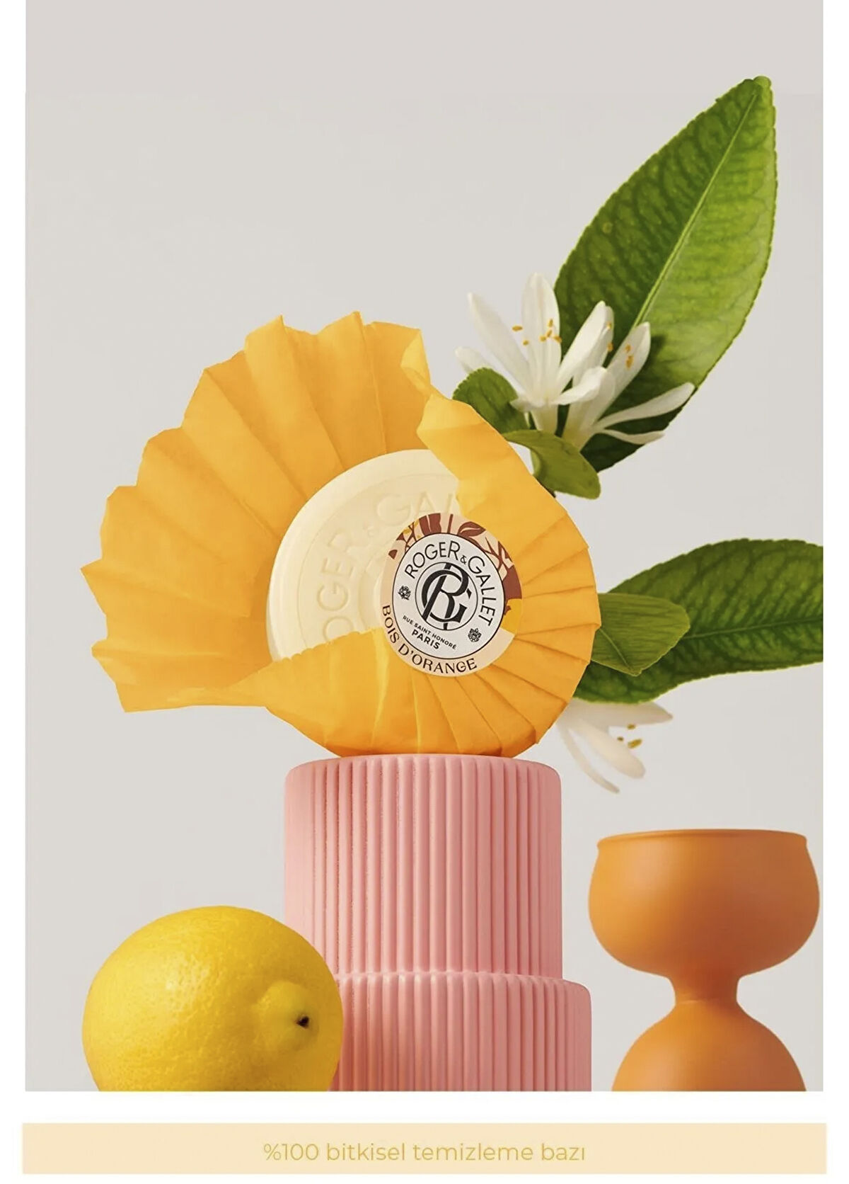 Roger&Gallet Bitkisel Turunç Özü Kalıcı Doğal Koku Bois D'Orange Katı Sabun 100 gr - 3