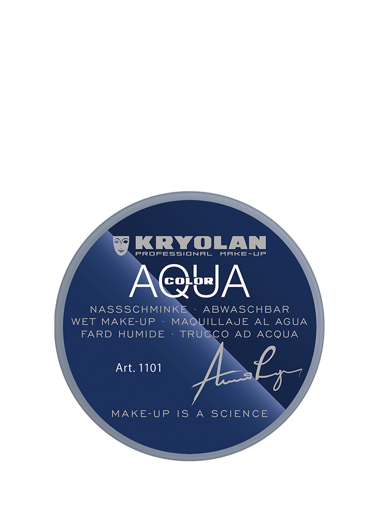 Kryolan Aquacolor EF85 Eyeliner 8 ml - 1