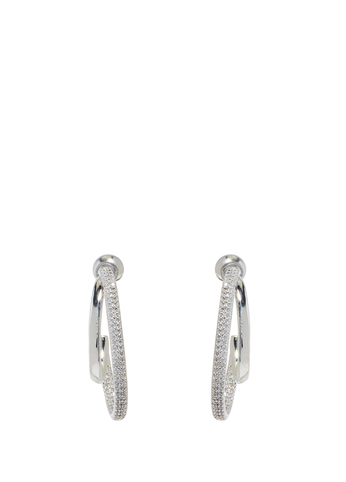 Beymen Club Silver Drop Shaped Women's Earrings - 3