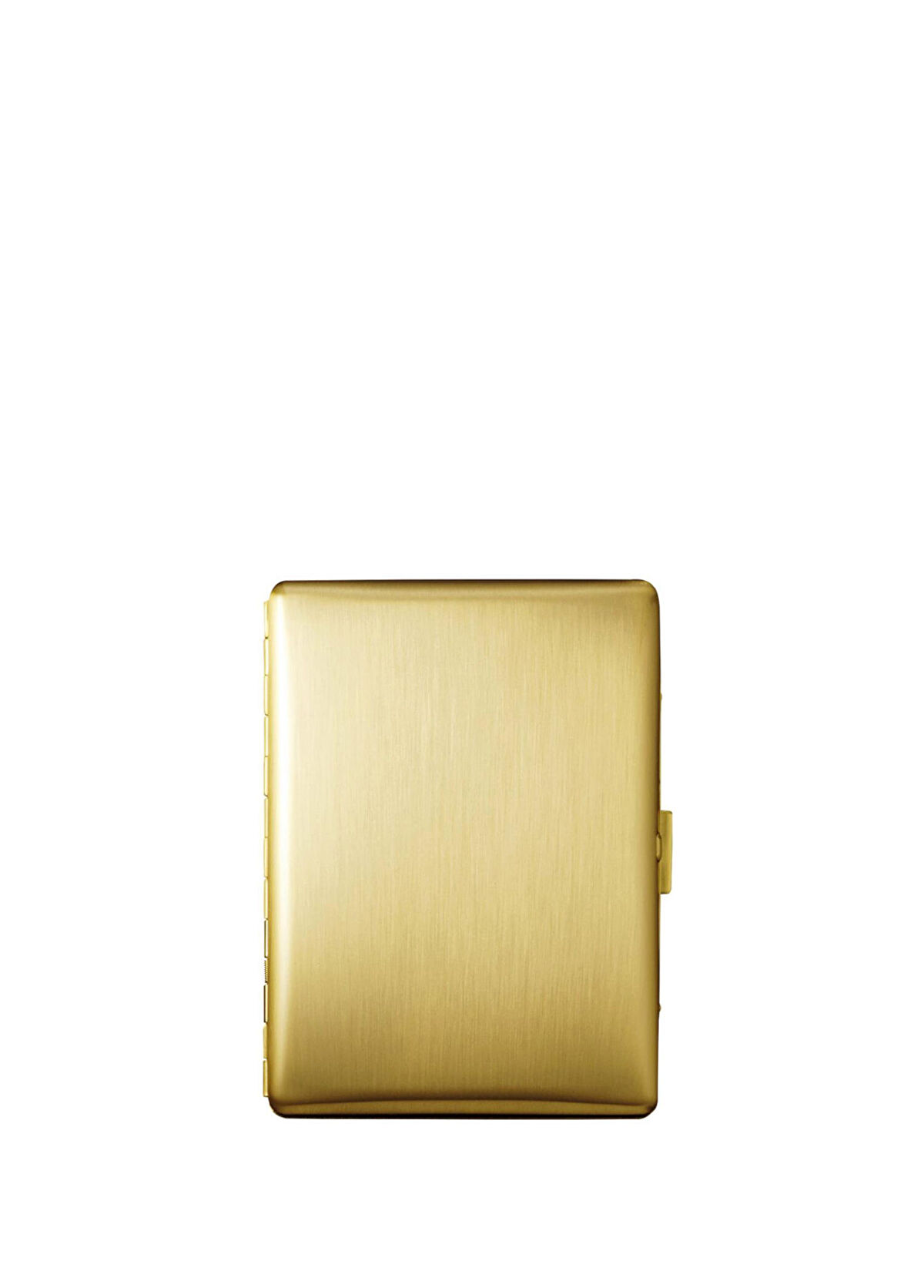 Pearl Japan Cosmos Satin Gold 9-piece Metal Long Cigarette Case - 1