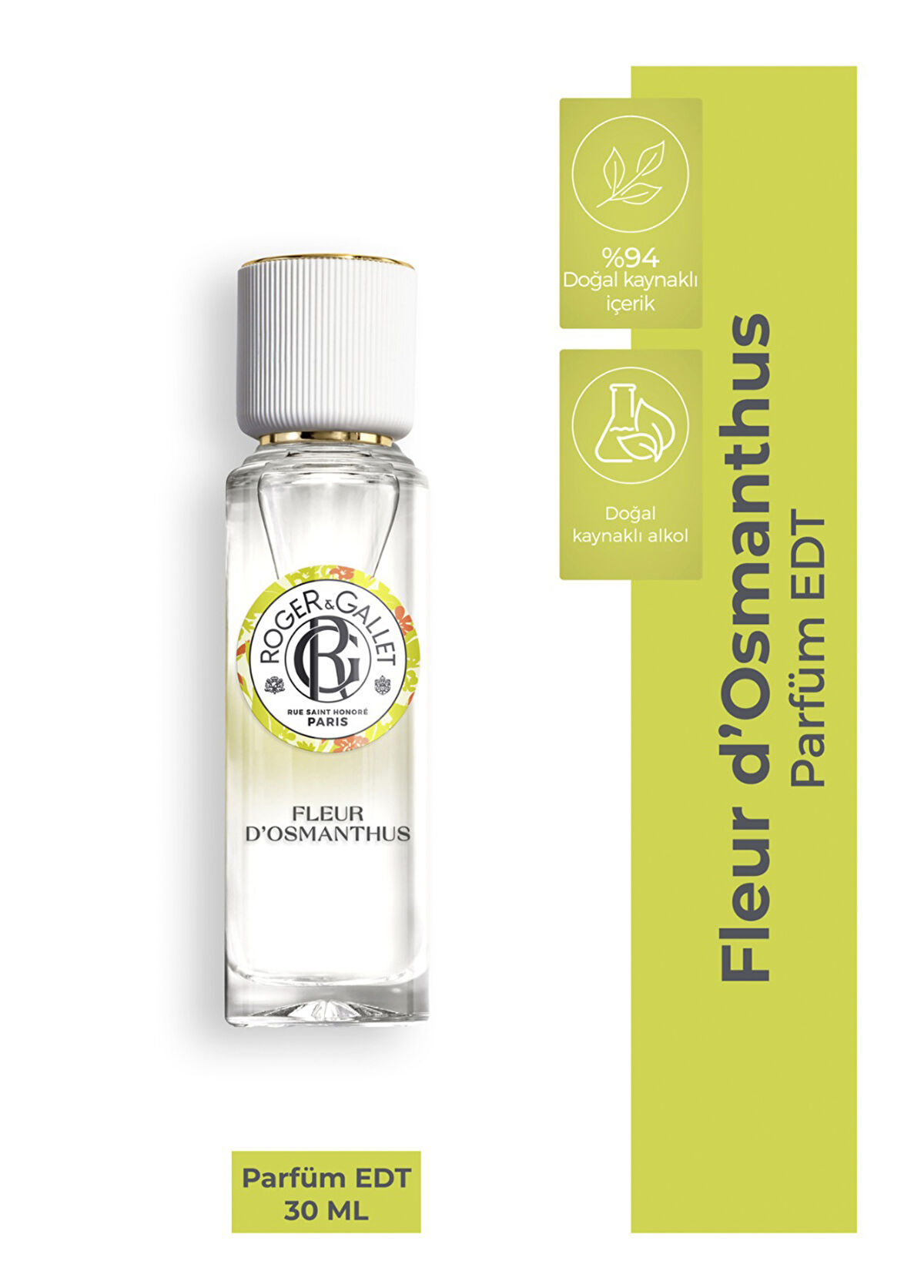 Roger&Gallet Doğal Osmanthus Özlü Parfüm ve Duş Jeli Seti - 3