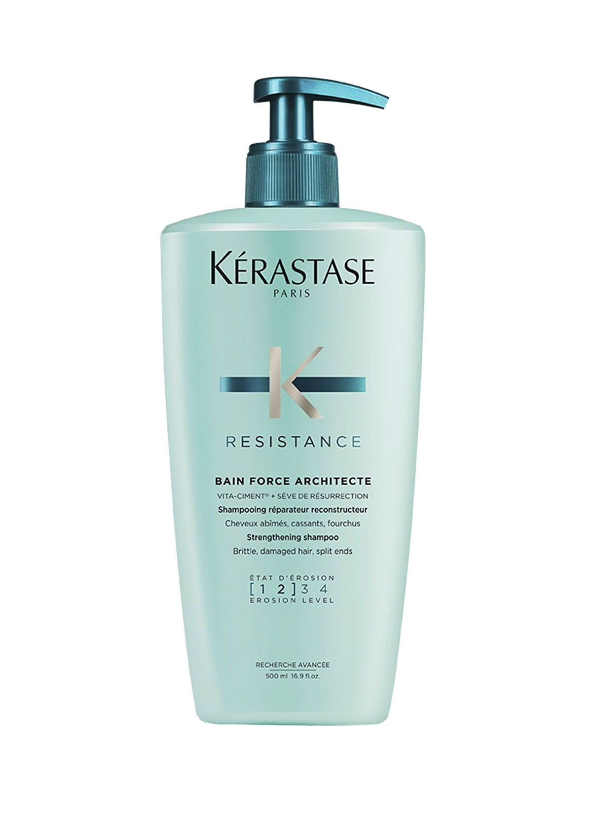 Kerastase Resistance Bain Force Architecte Yıpranmış Saçlar İçin Onarıcı Şampuan 500 ml - 1