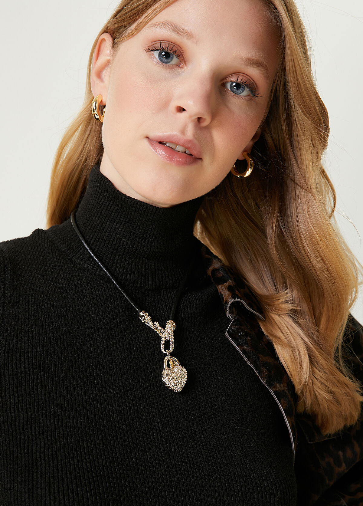 Beymen Club Siyah Kalp Uçlu Kadın Kolye - 3