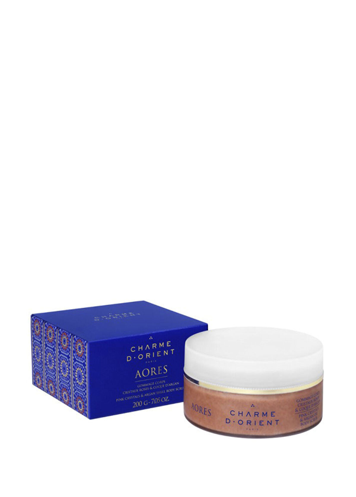 Charme d'Orient Aores Pink Crystals & Argan Shell Arındırıcı Yüz ve Vücut Peelingi 200 ml - 1