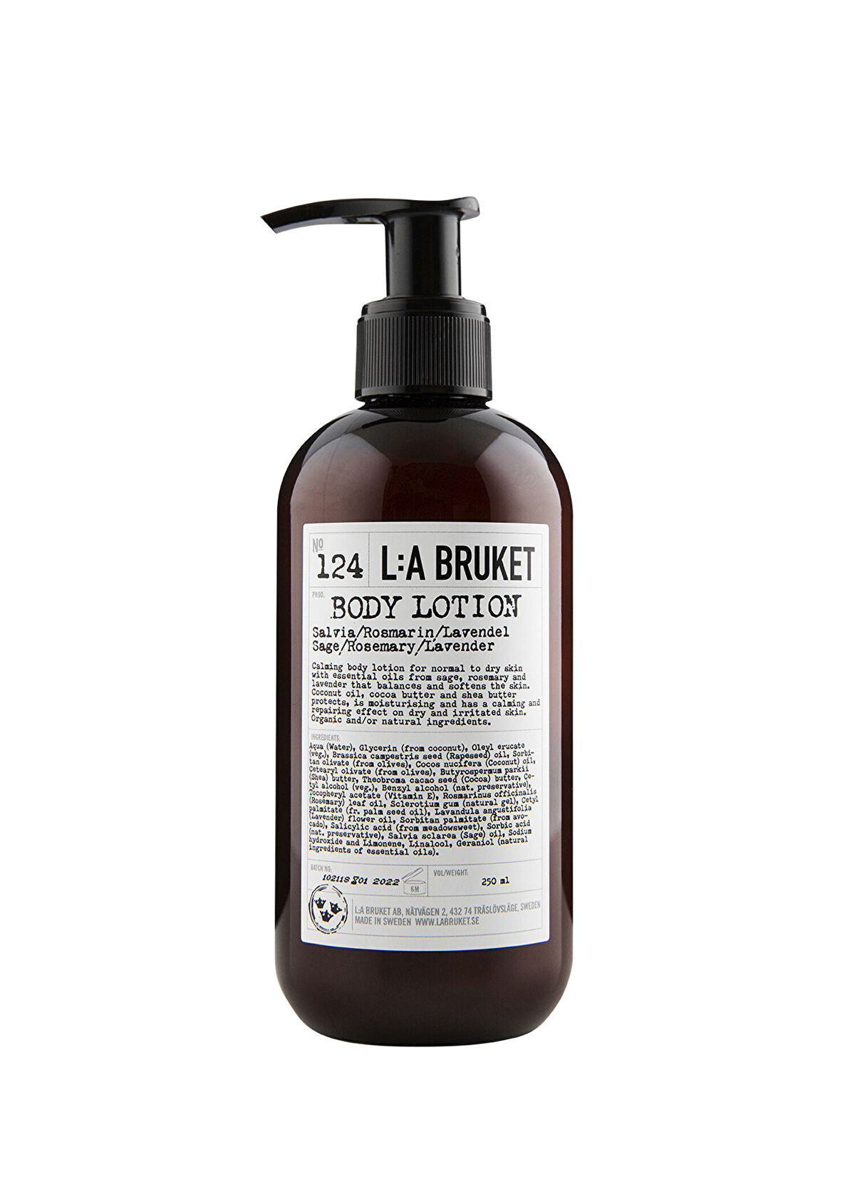 L:A Bruket Sage Rosemary Lavender 240 ml Vücut Losyonu - 1