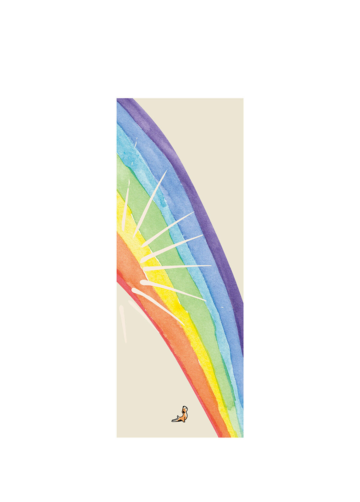 Petarya Reflect Series 4.1 mm Secondary Rainbow Natural Rubber Non-Slip Yoga Mat - 1