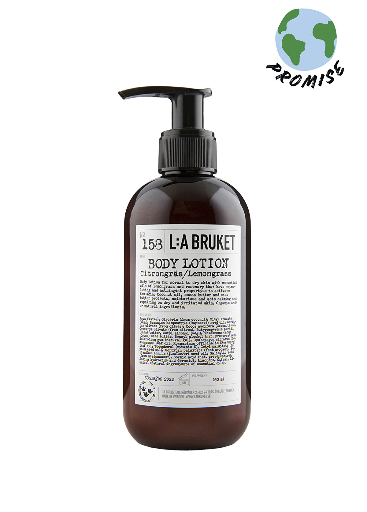 L:A Bruket Lemongrass 240 ml Vücut Losyonu - 1