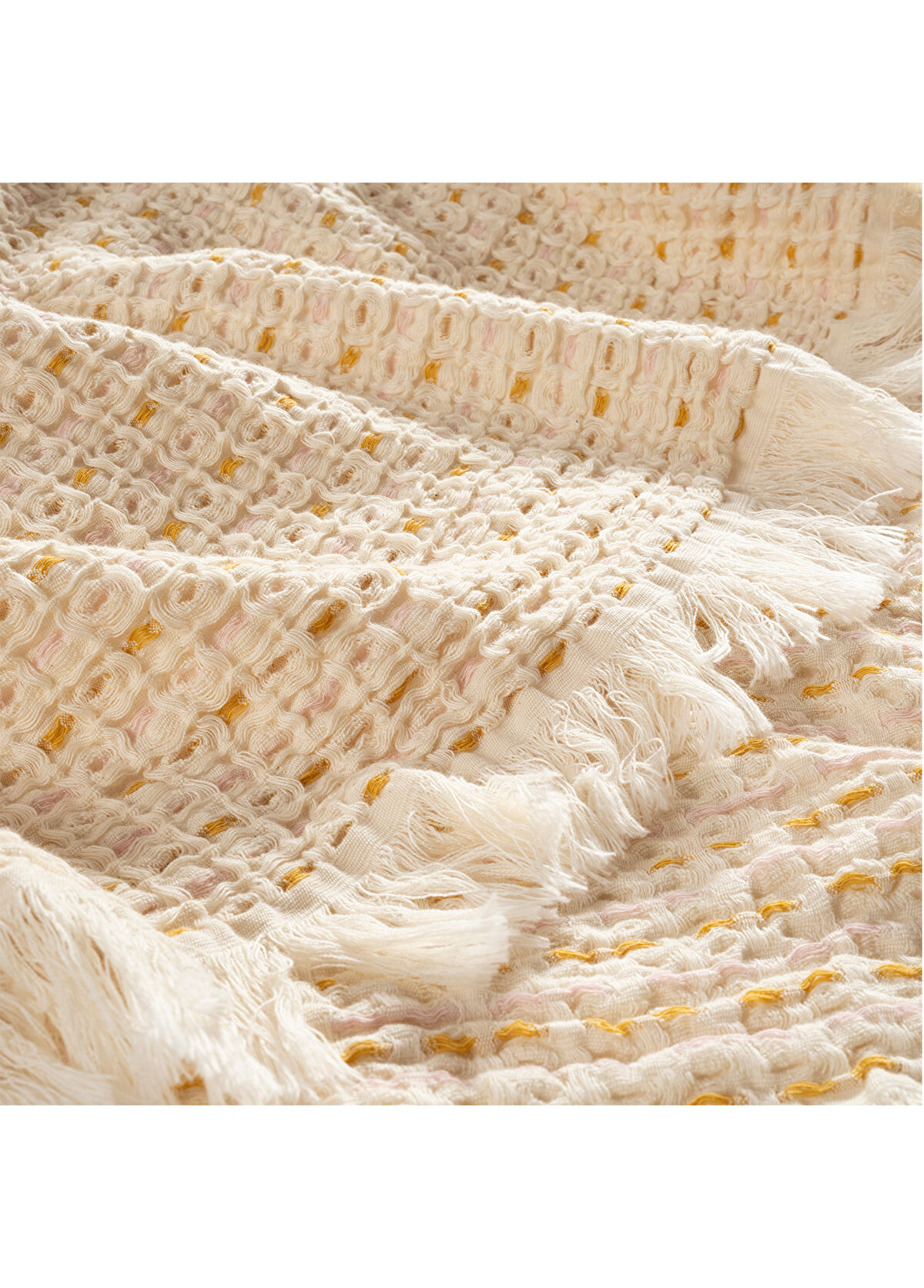 Zsa Zsa Zsu Costa Colorful 100% Cotton Jacquard Single Pique 160 x 220 cm - 3