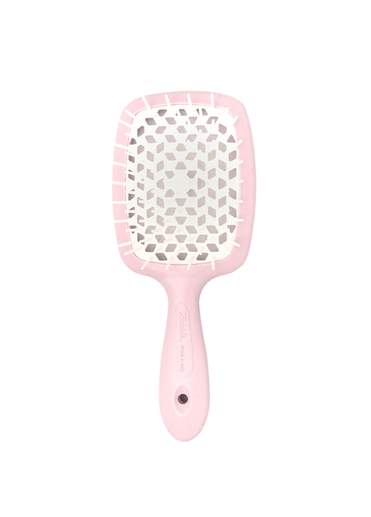 Janeke Superbrush Pembe Beyaz Saç Fırçası - 1