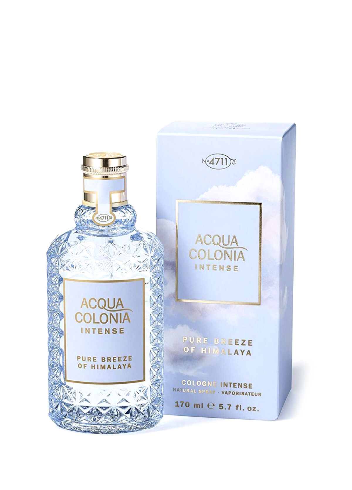 No:4711 Acqua Colonia Intense Pure Breeze Of Himalaya EDC 170 ml Unisex Parfüm - 1