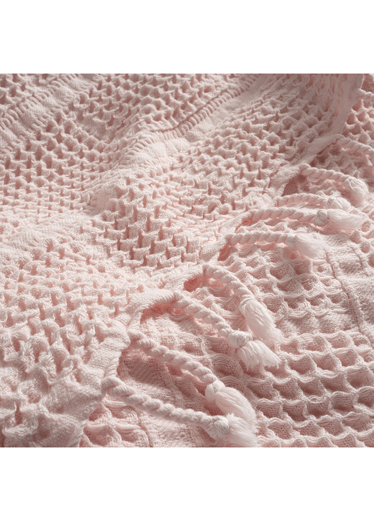 Zsa Zsa Zsu Solid Pink Tencel Cotton Single Pique 160 x 220 cm - 3