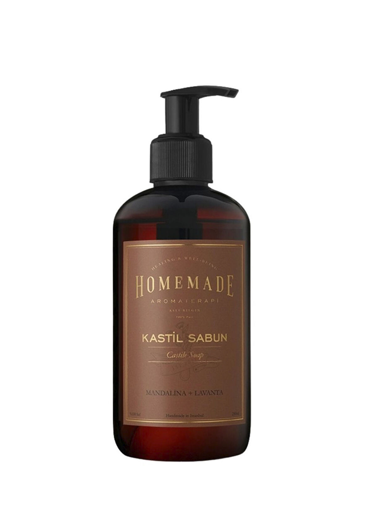 Homemade Aromaterapi Tangerine & Lavender Liquid Castile Soap 250 ml - 1