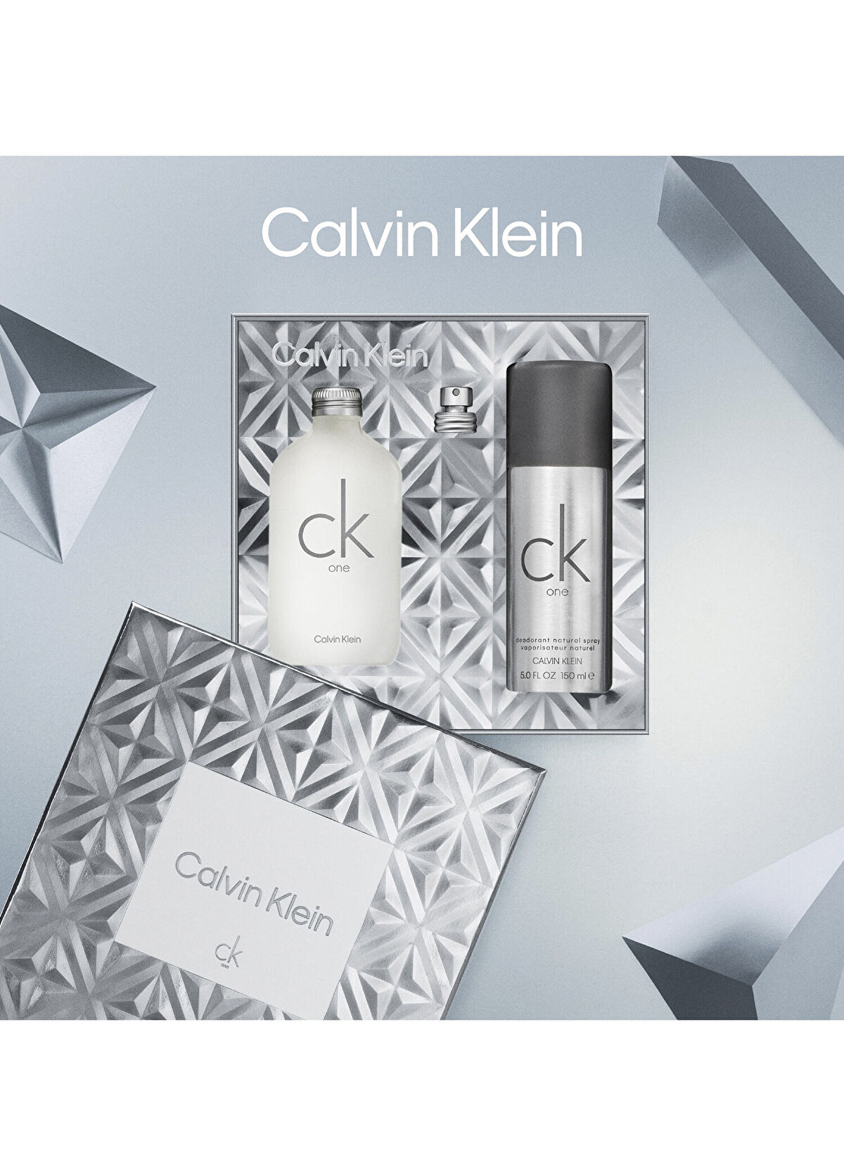 Calvin Klein One EDT 100 ml + Deodorant Spray 150 ml Women's Perfume Set - 3