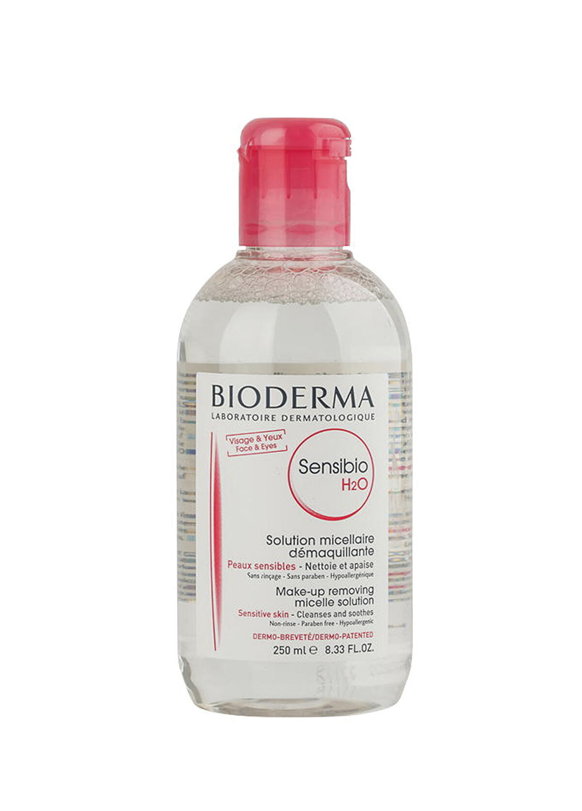 Bioderma Sensibio H2O Hassas ve Normal Ciltler için Micellar Makyaj Temizleme Suyu 250 ml - 1