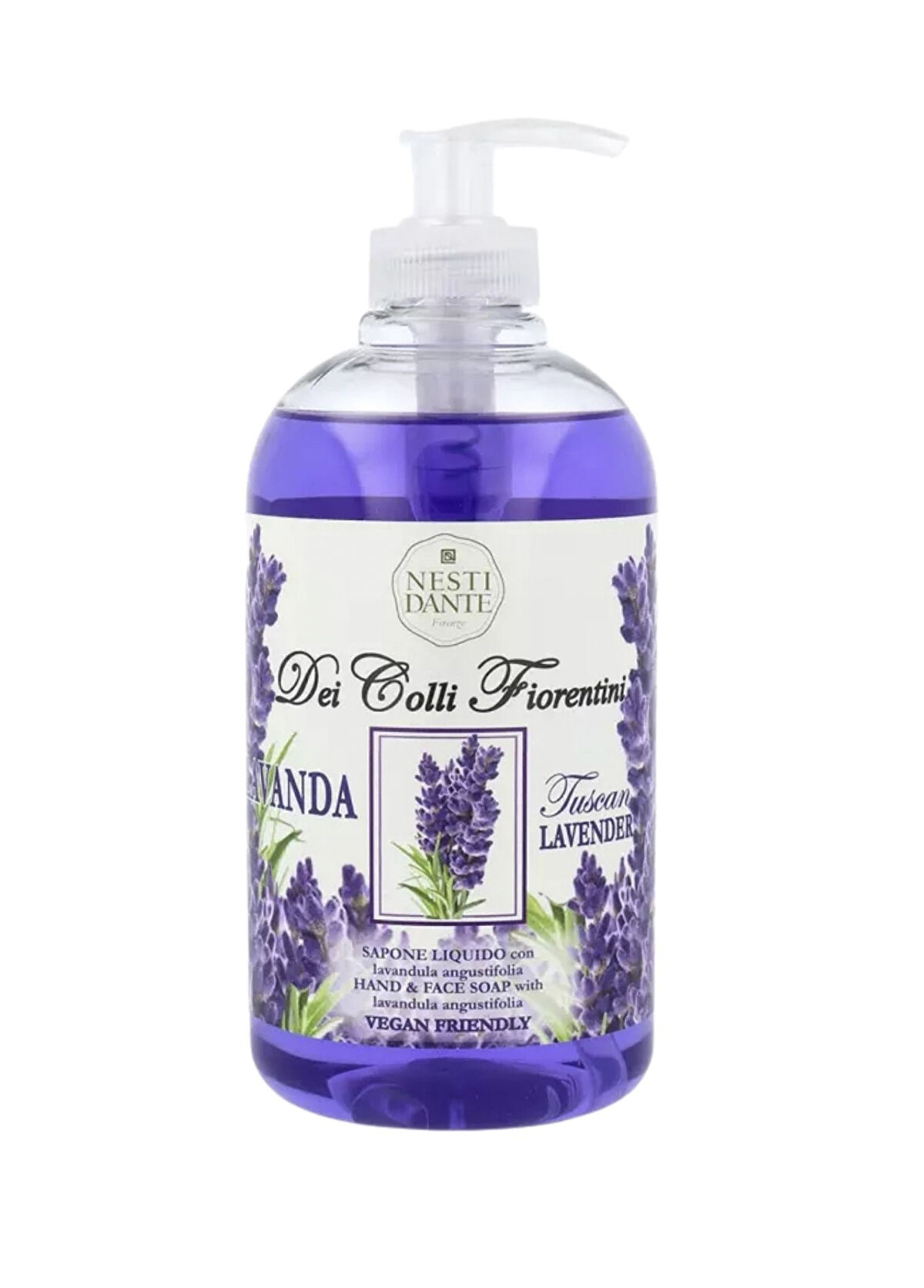 Nesti Dante Dei Colli Fiorentini Toskana Lavanta Özlü Arındırıcı Vegan Bakım Sıvı Sabun 500 ml - 1
