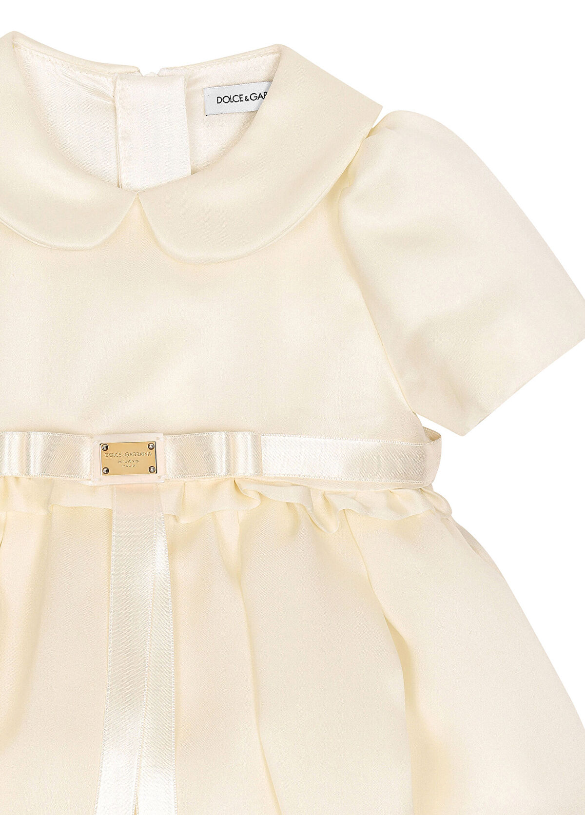 Dolce&Gabbana Beyaz Kız Çocuk Elbise - 3