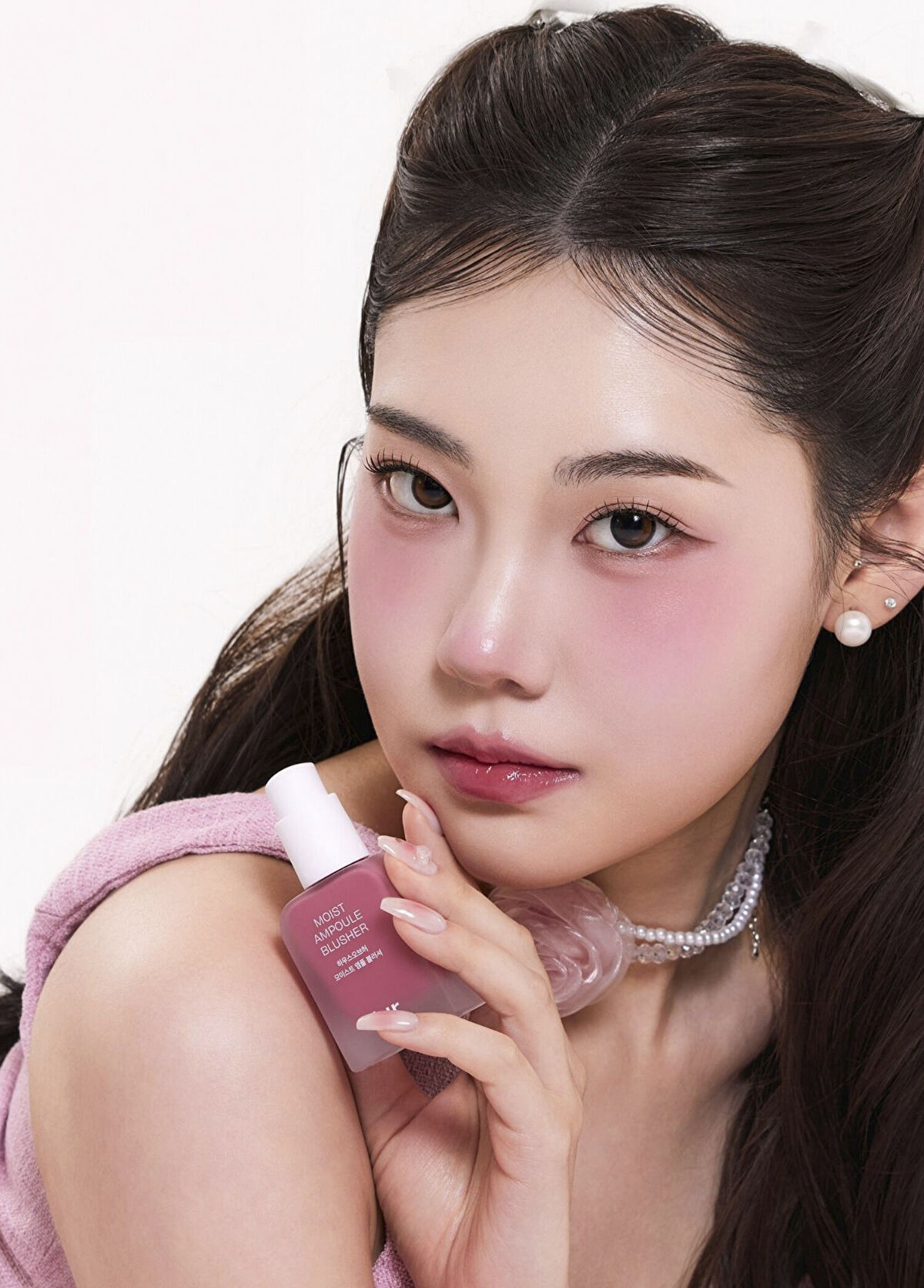 House Of Hur Moist Ampoule Blusher #07 Pink Rosie Blush 20 ml - 3