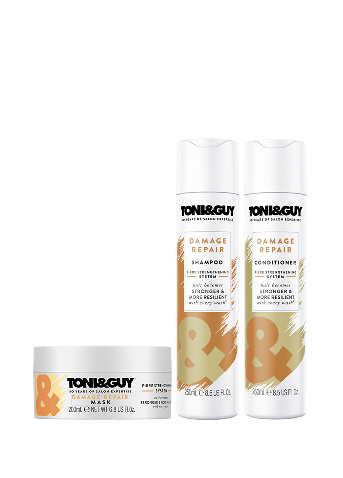 Toni&Guy Damage Repair Yıpranmış Saçlar İçin Onarıcı Saç Bakım Seti - 1