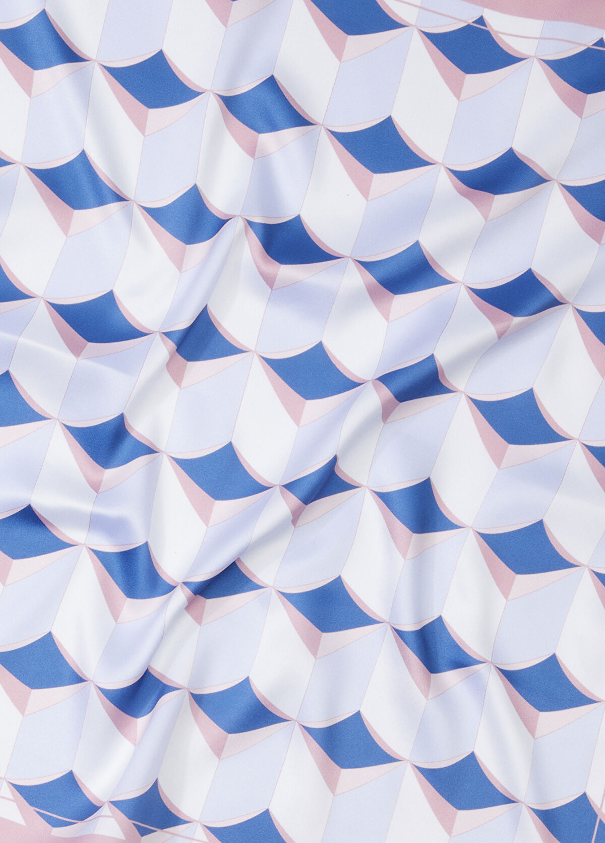 Beymen Club Geometric Patterned Women's Satin Scarf - 3