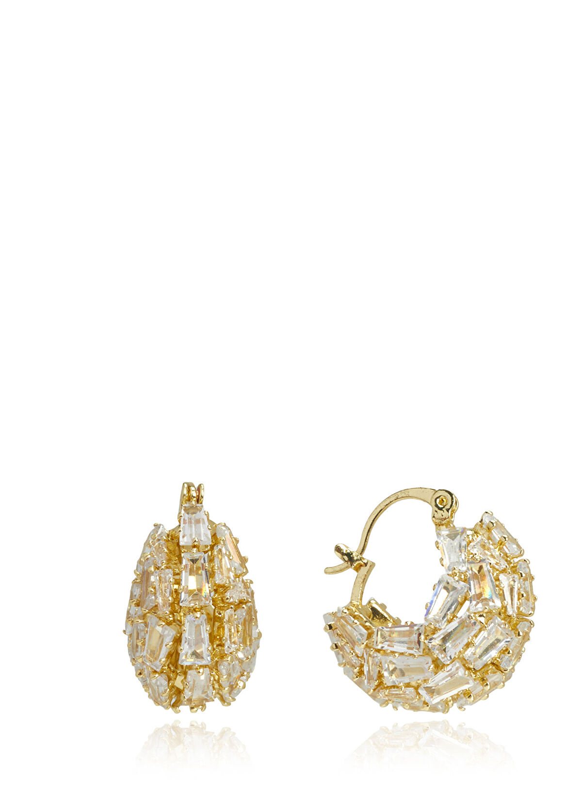 Beymen Club Zircon Interlaced Women's Earrings - 3