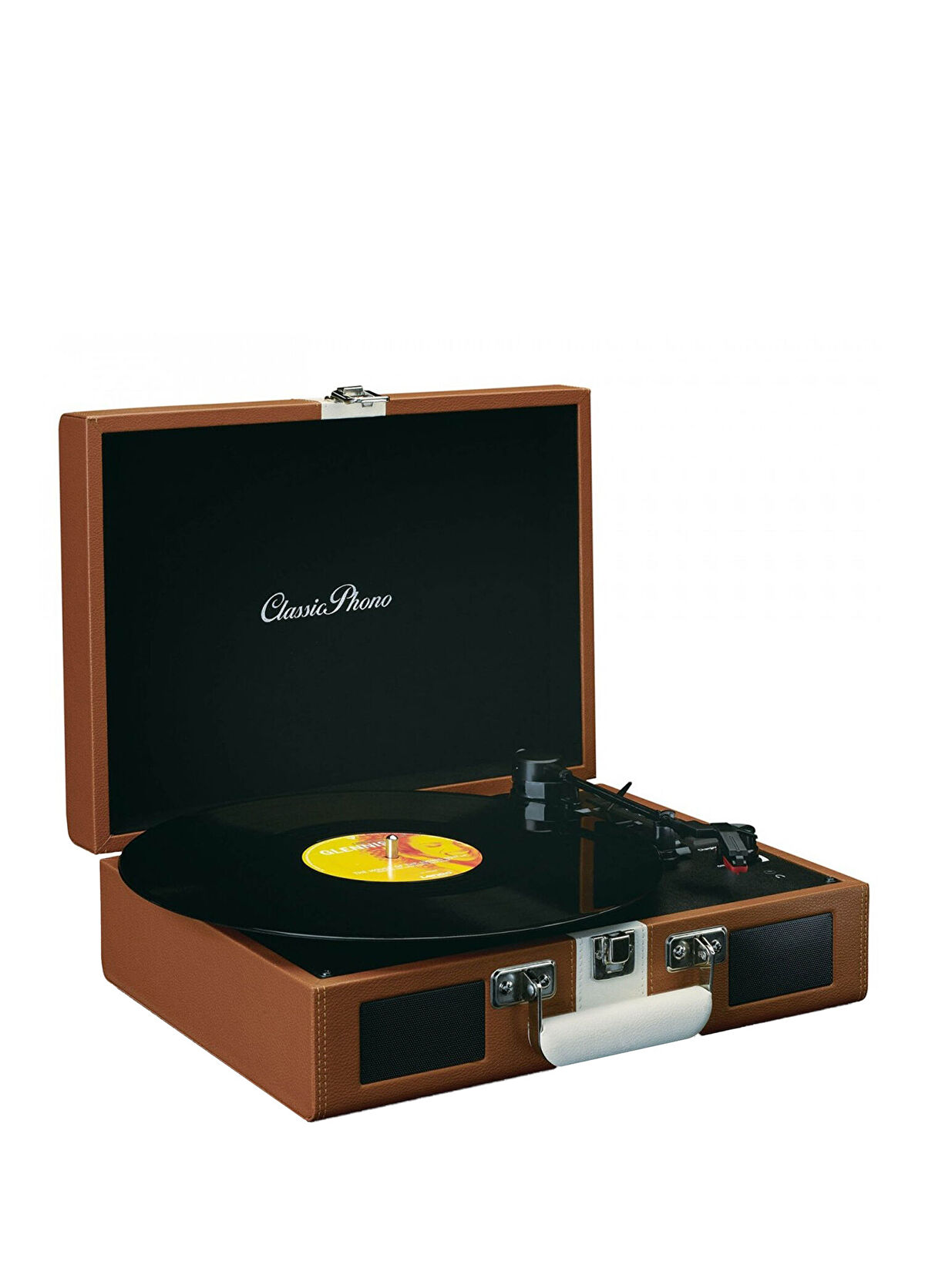 Lenco TT-120 Dahili Hoparlörlü Şarjlı Bluetooth Pikap - 1