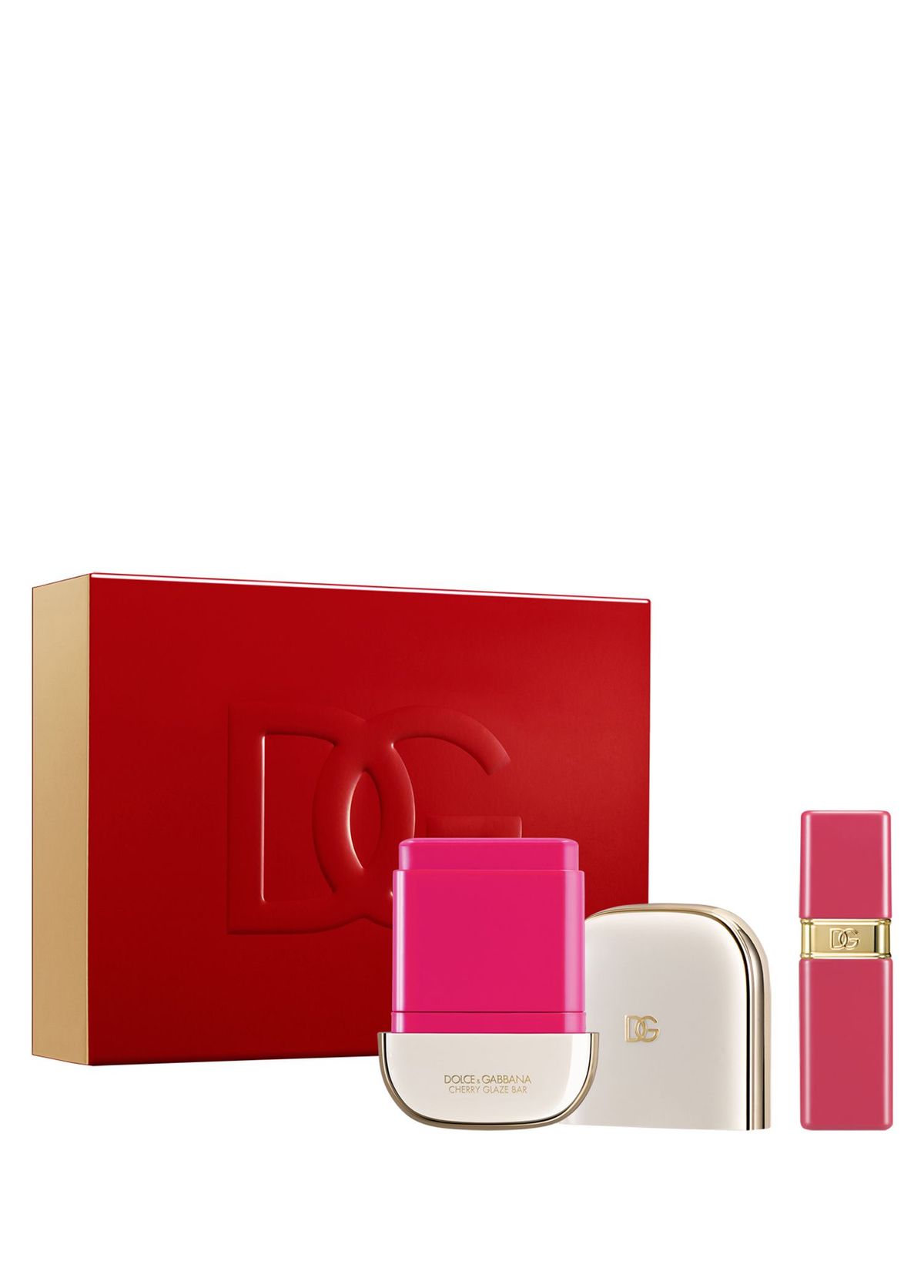 Dolce&Gabbana Cherry Glaze Bar Allik + Rose Dew Lip Bite Set - 1