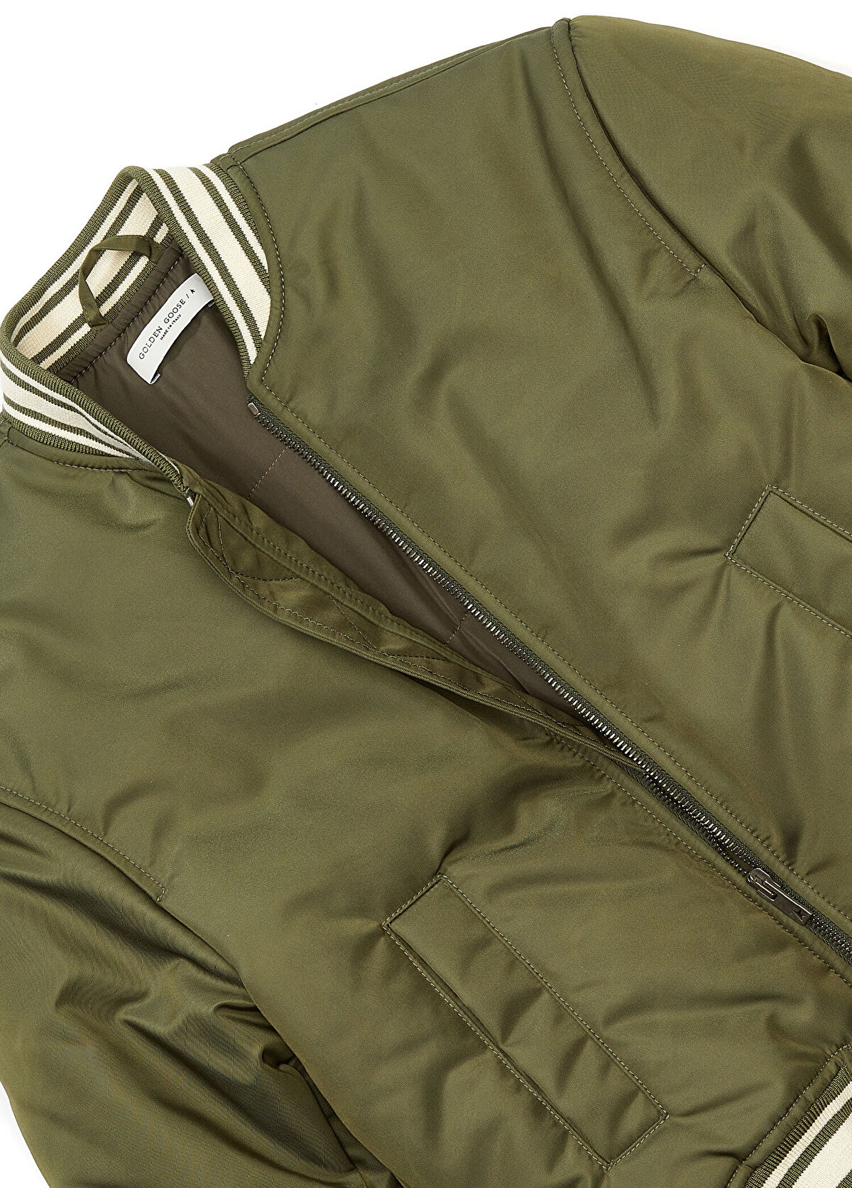 Golden Goose Yeşil Yazı Nakışlı Ceket - 3