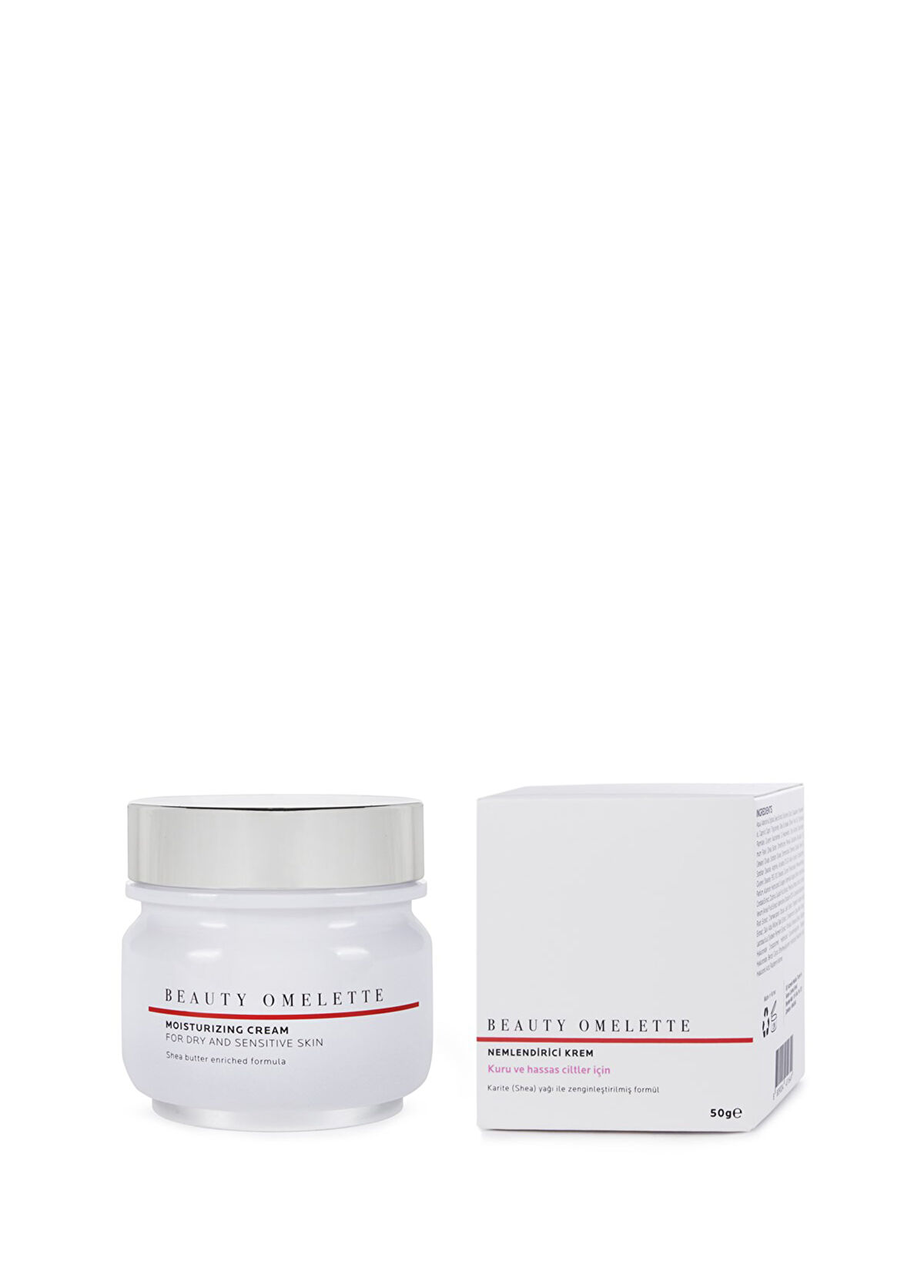 Beauty Omelette Kuru ve Hassas Ciltler için Nemlendirici Yüz Kremi 50 gr - 1