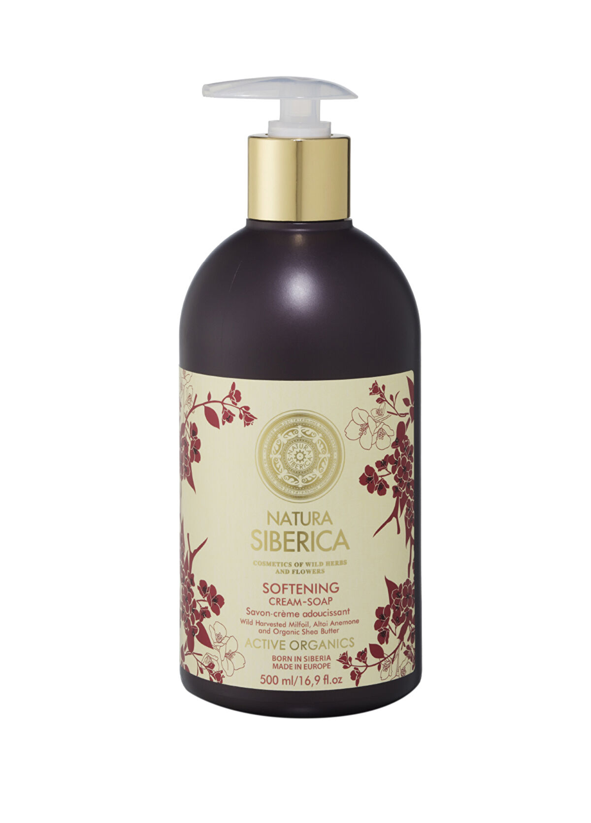 Natura Siberica Softening Cream Soap Nem Desteği Sunan Yumuşatıcı Etkili Krem Sıvı Sabun 500 ml - 1