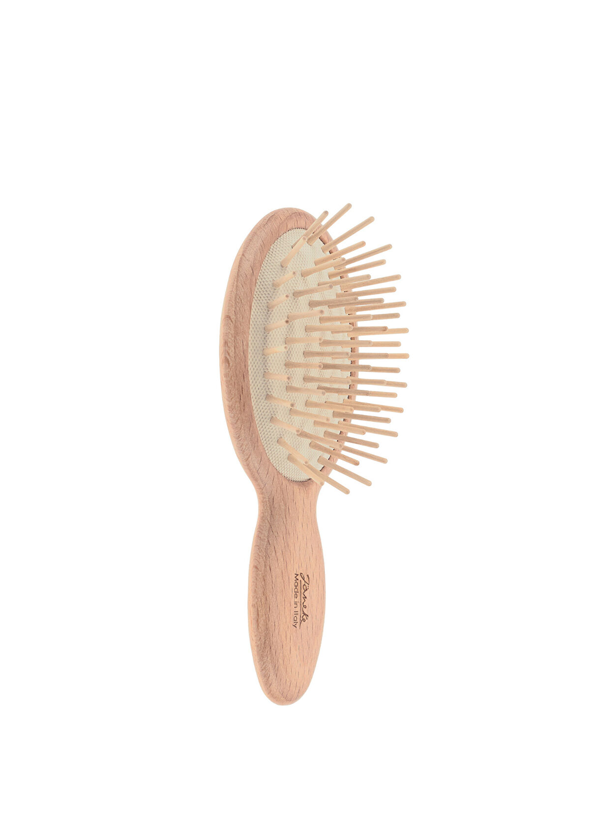 Janeke Beech Oval Air Cushioned Ahşap Çanta Boyu Hava Yastıklı Saç Fırçası - 1