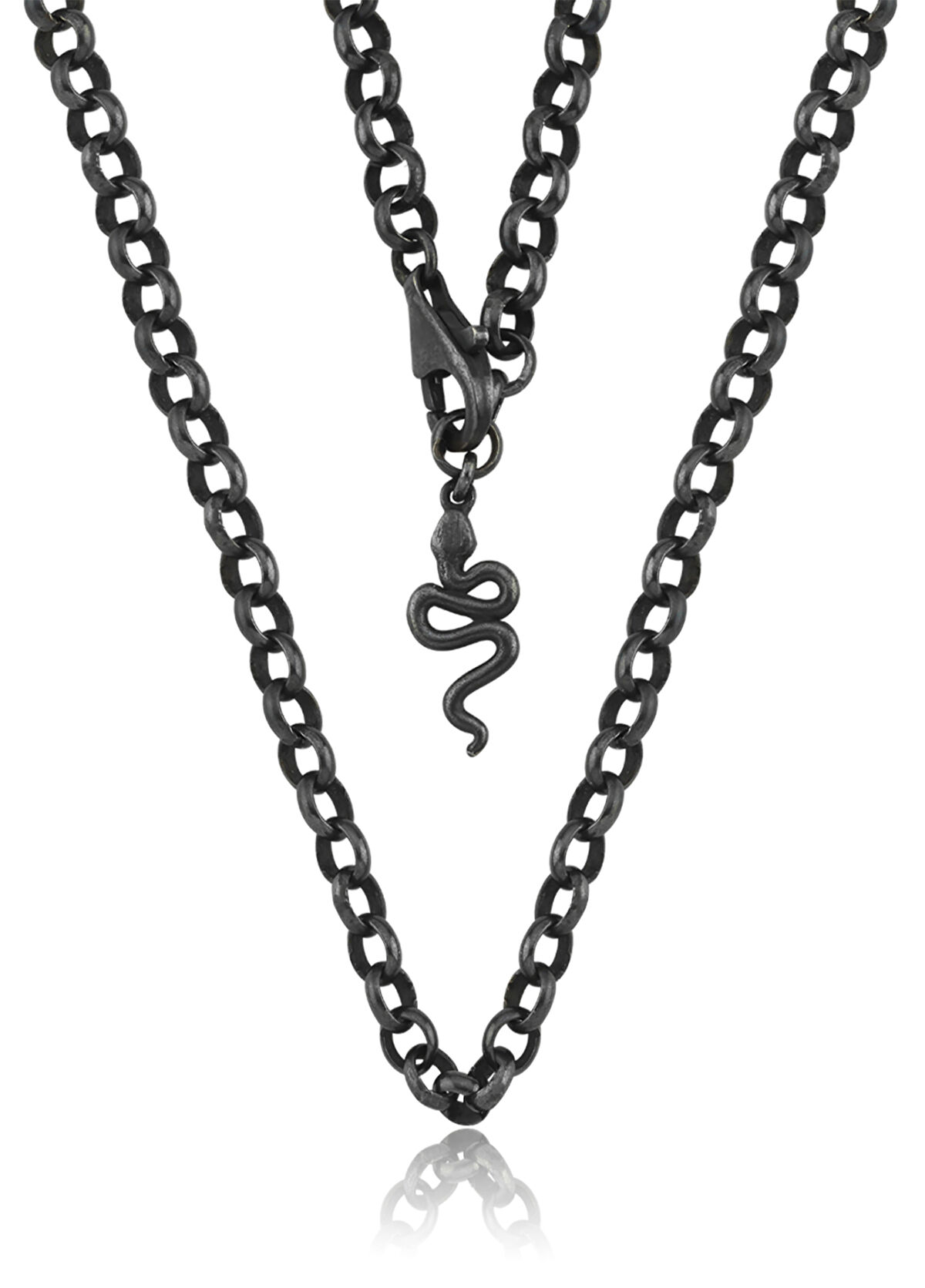 Aida Kadın Gümüş Zincir Kolye - 1