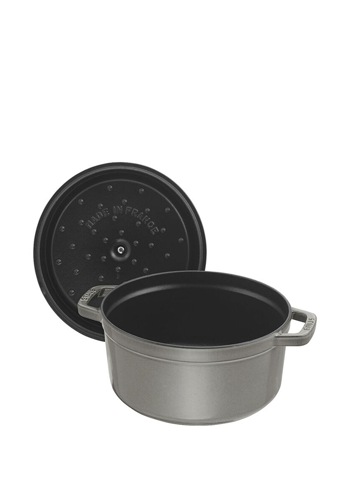Staub Grafiti Gri Döküm Tencere 18 cm - 3