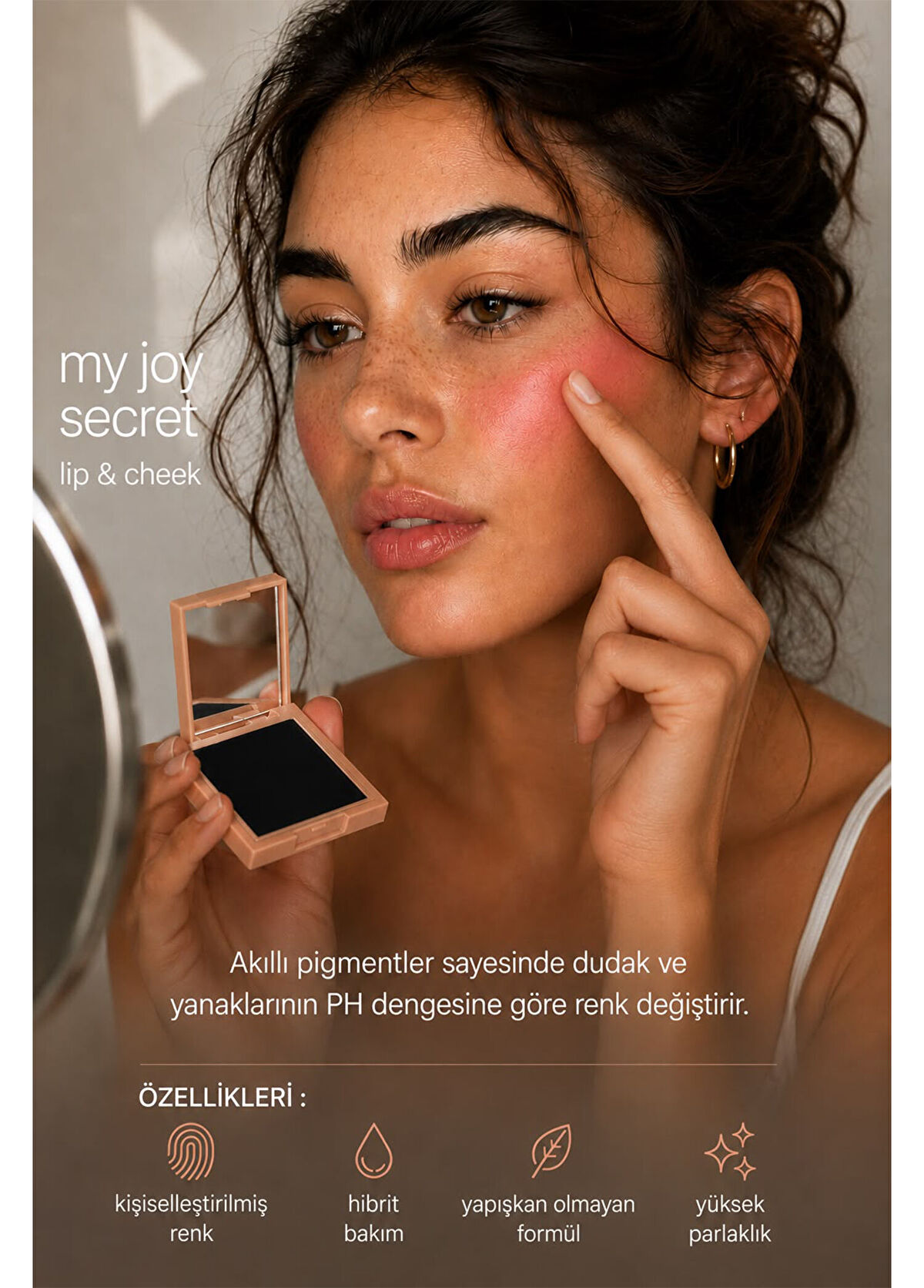 Dora Joy My Joy Secret Lip & Cheek Cream Blush - 3