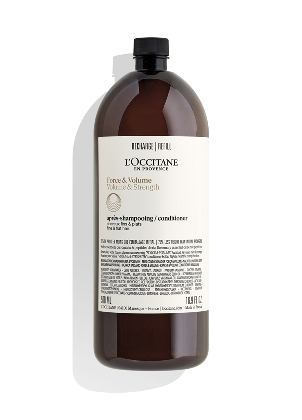 L'Occitane Hacim & Dolgunluk Veren Saç Kremi Eko Yedek 500 ml - 1