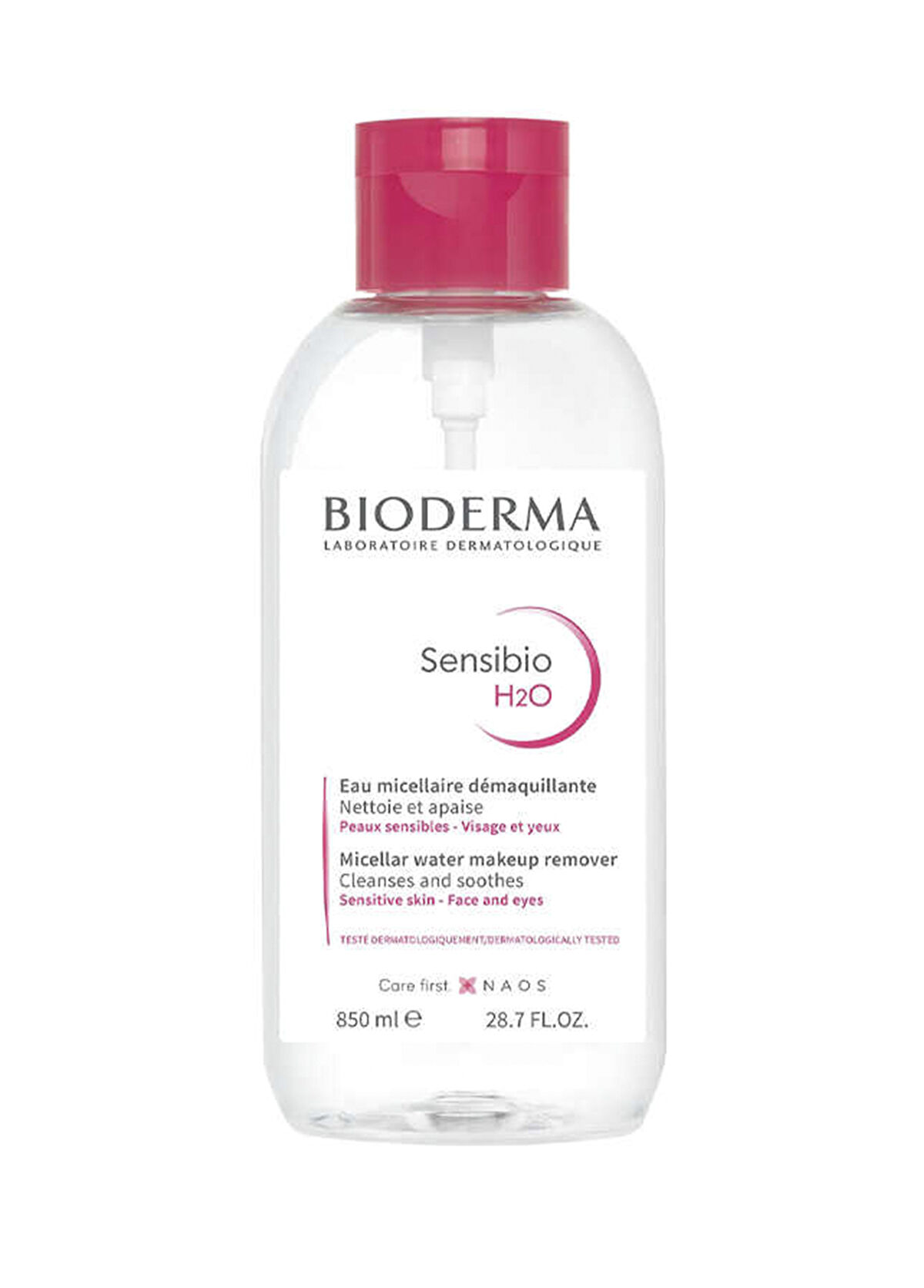 Bioderma Sensibio H2O Yüz ve Makyaj Temizleme Suyu 850 ml - 1