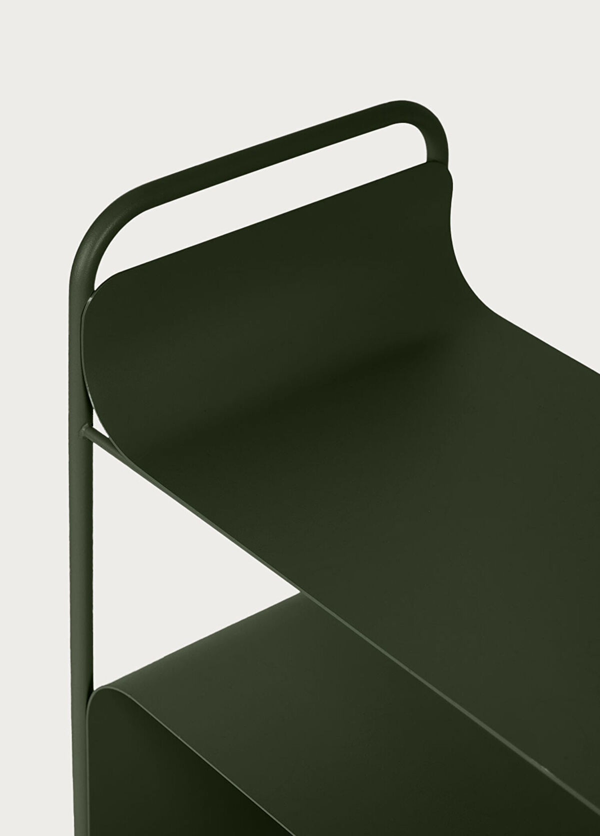 Oobje Bony Dark Green Metal Shelf Unit - 3