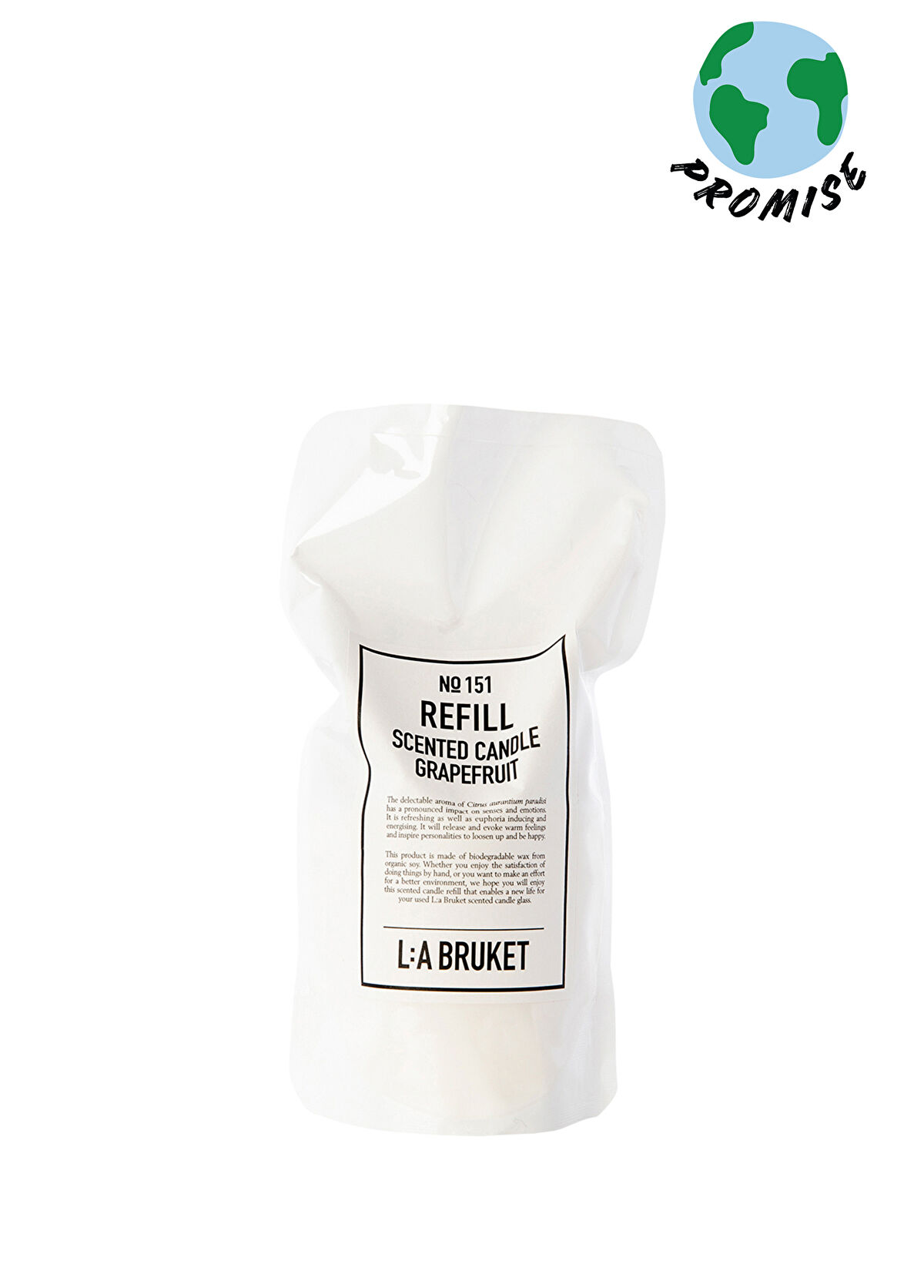 L:A Bruket Refill Candle Grapefruit 260 gr - 1