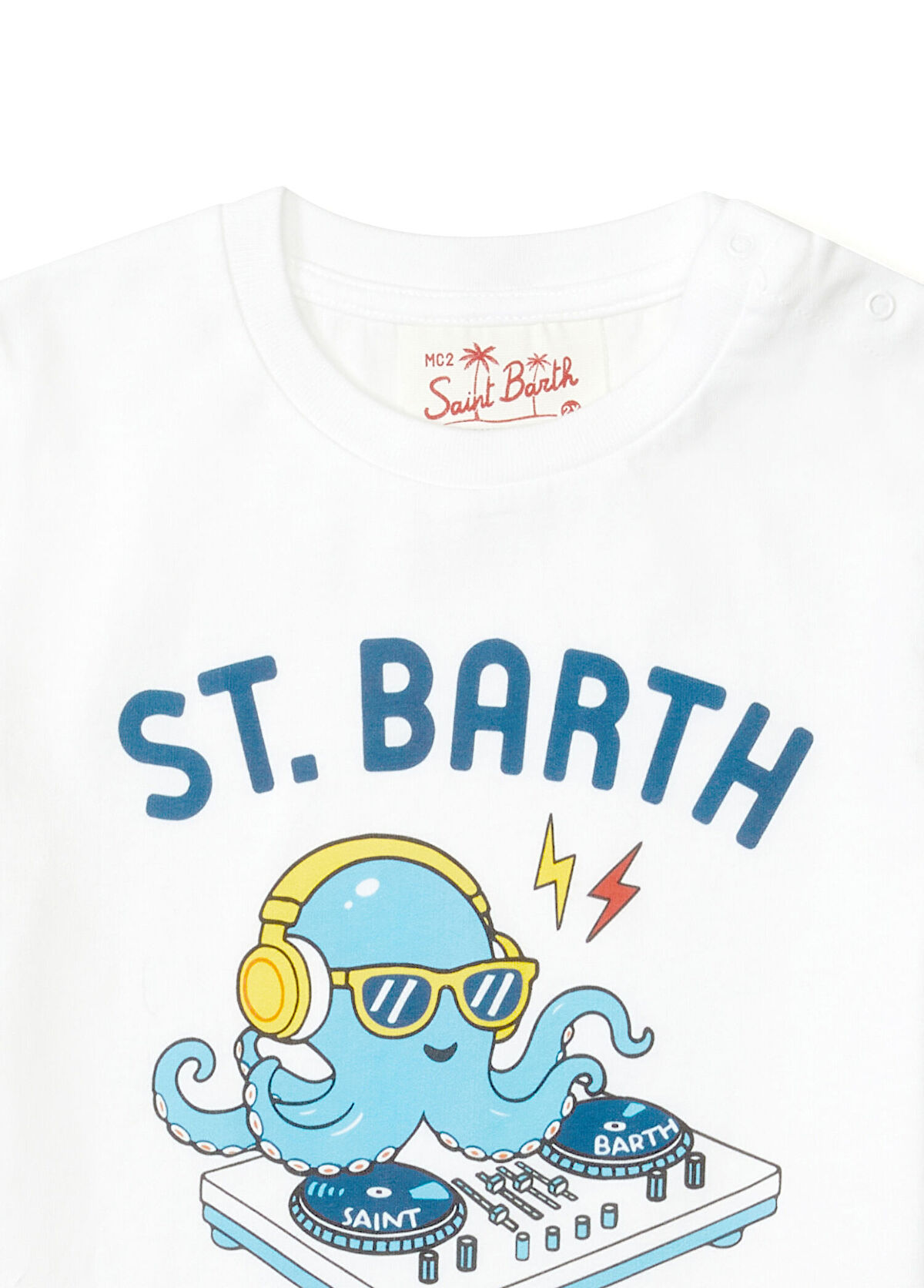 MC2 (Saint Barth) Denver White Graphic Print Boys' T-shirt - 3
