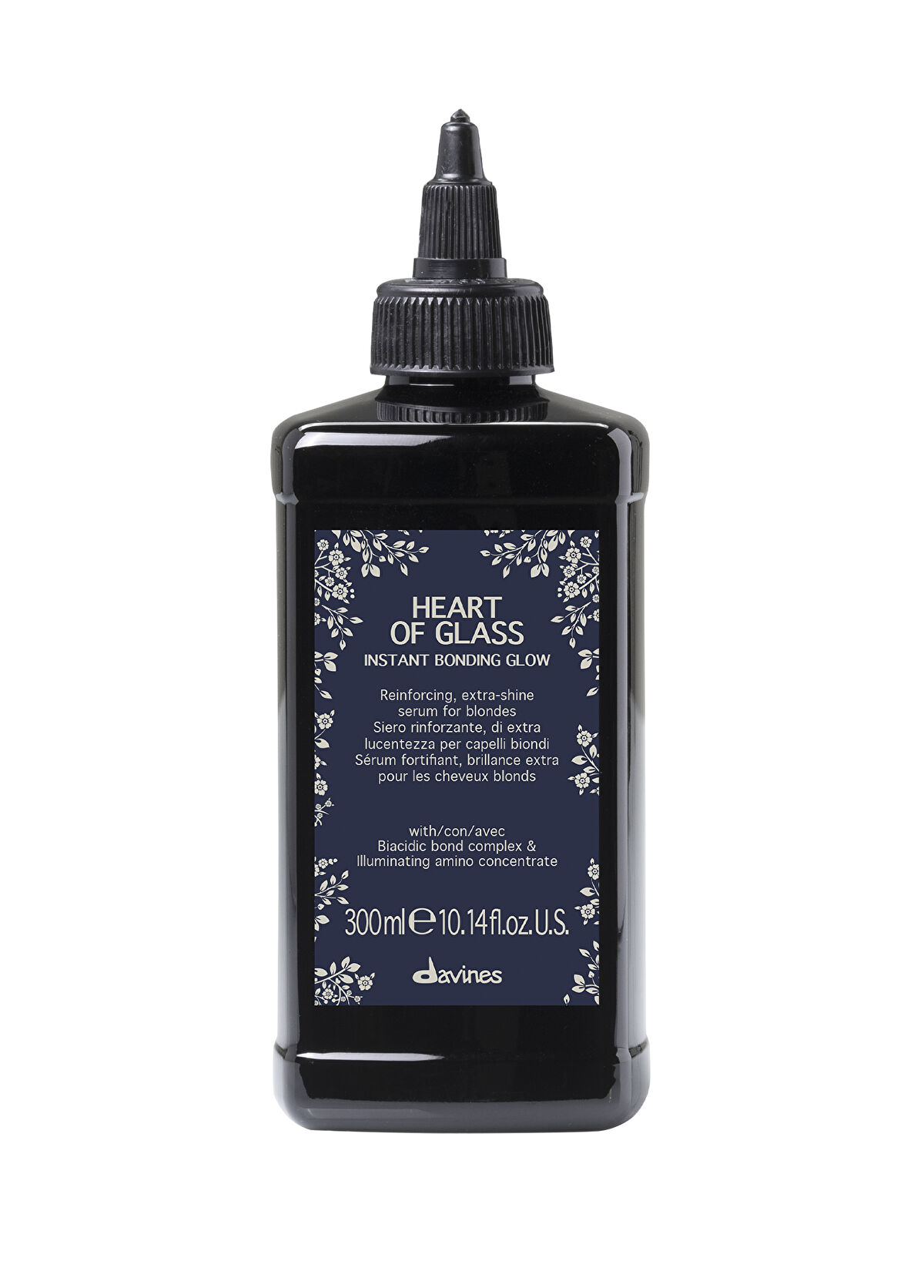 Davines Heart Fo Glass Instant Bonding Glow Sarı Saçlar İçin Ekstra Parlaklık Serumu 300 ml - 1