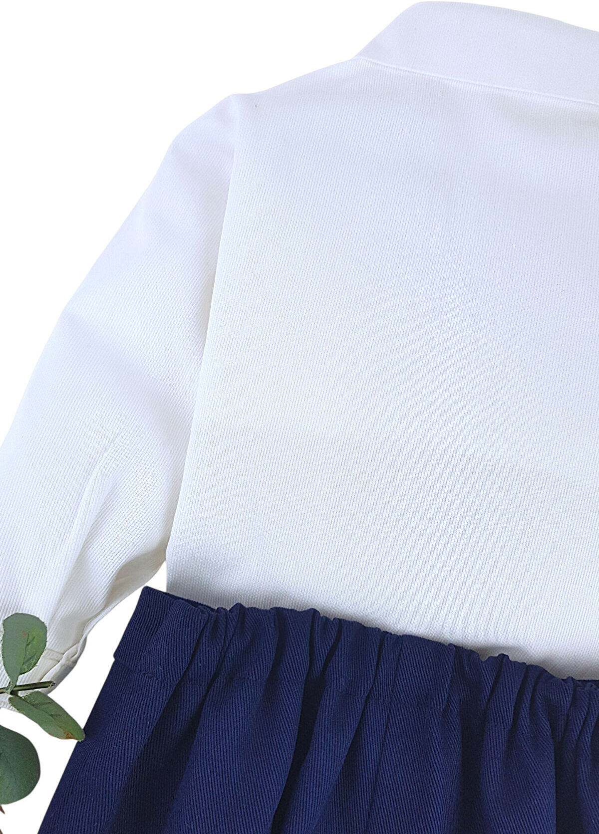 Neo-Klasik Couture Lacivert Pantolon Beyaz Gömlek Erkek Bebek Takım - Görsel 4