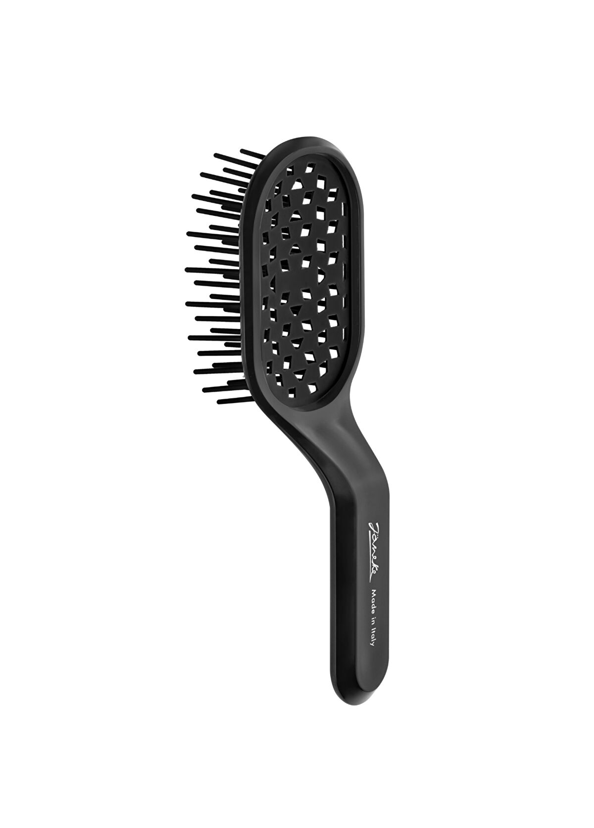 Janeke Curvy Baby Superbrush Black Color Hair Brush - 1