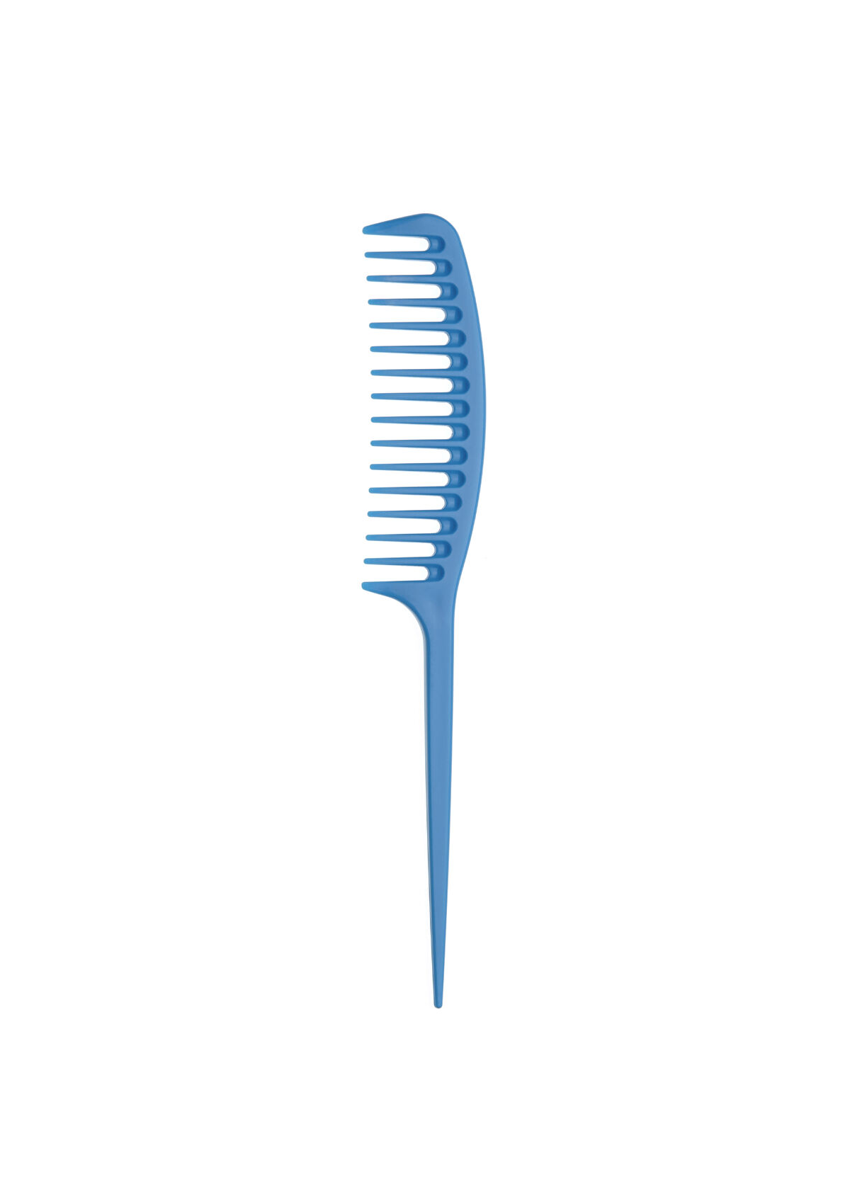 Janeke Fashion Comb Blue Handled Styling Hair Comb - 1