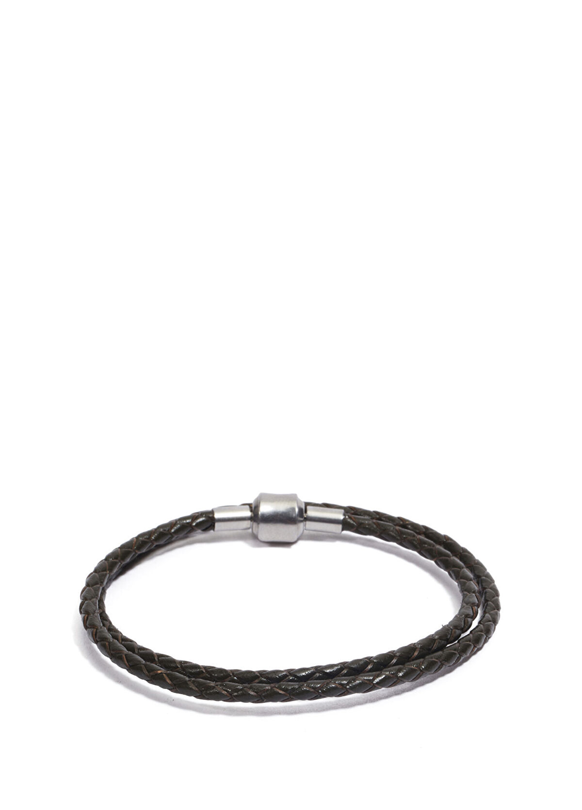 Beymen Club Khaki Men's Leather Bracelet - 3