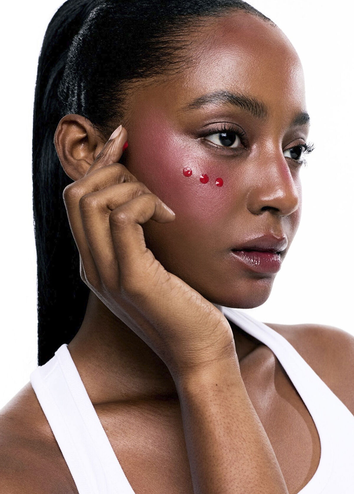 House Of Hur Moist Ampoule Blusher #02 Deep Plum Blush 20 ml - 3