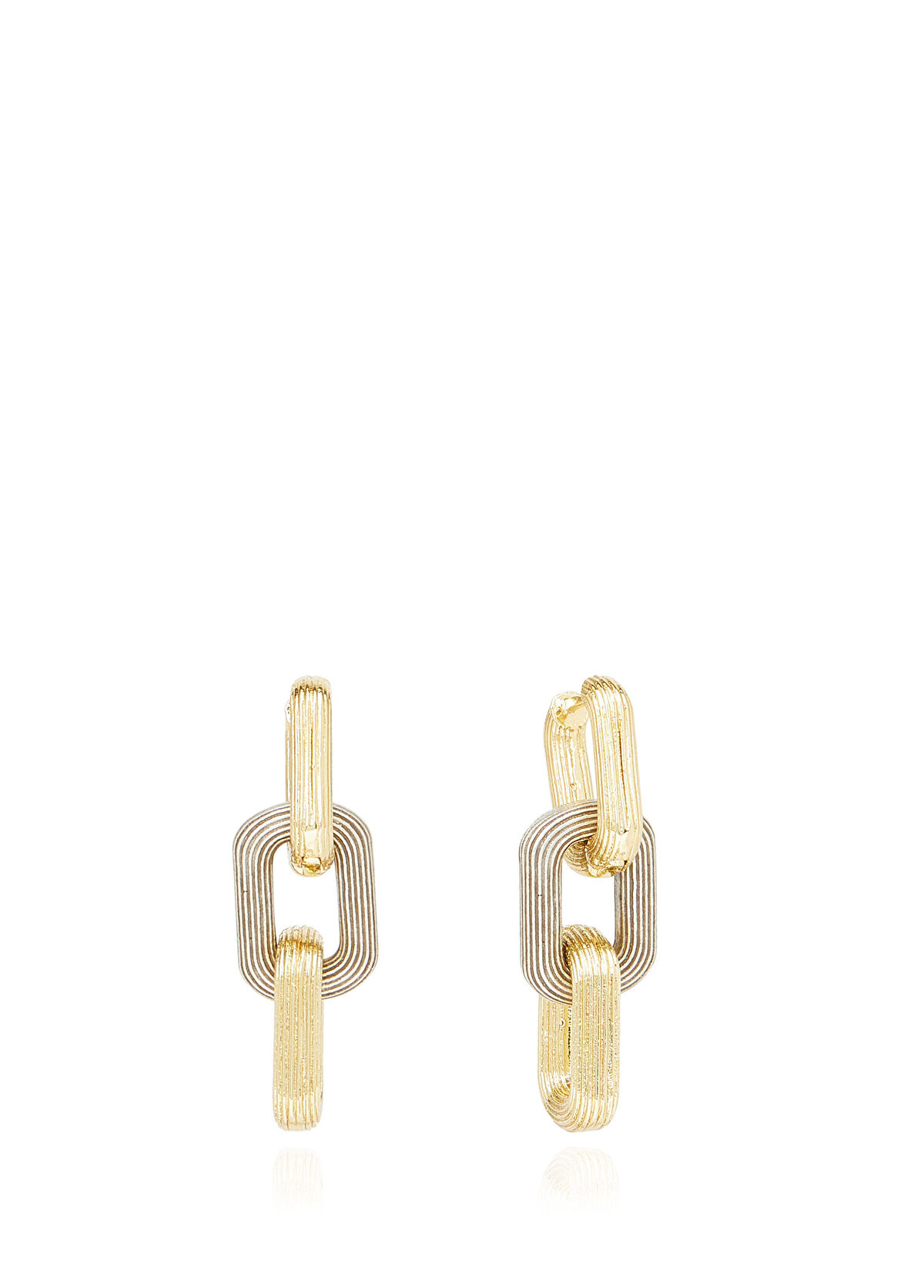 Beymen Club Silver Gold Women's Earrings - 3