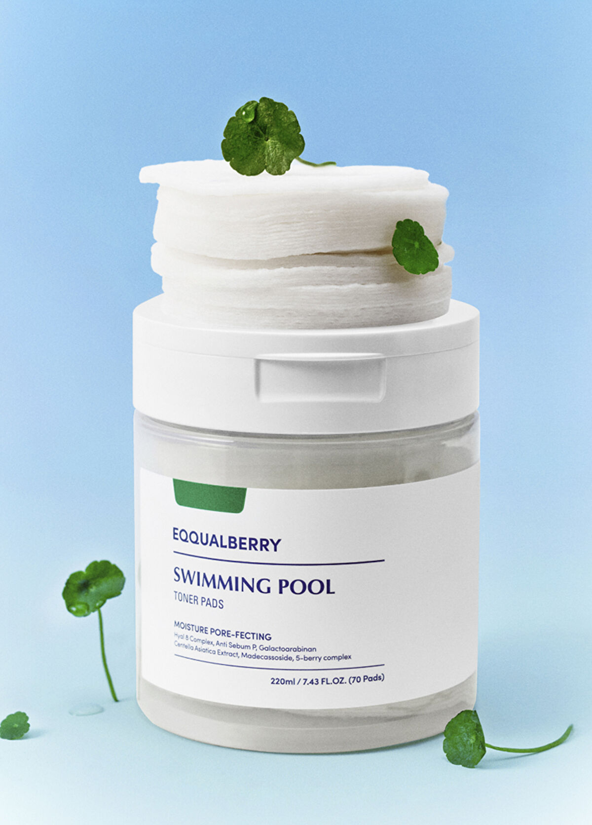 EqqualBerry Swimming Pool Toner Pads 70'li Yoğun Hidrasyon Verici Arındırıcı Tonik Ped 220 ml - 3