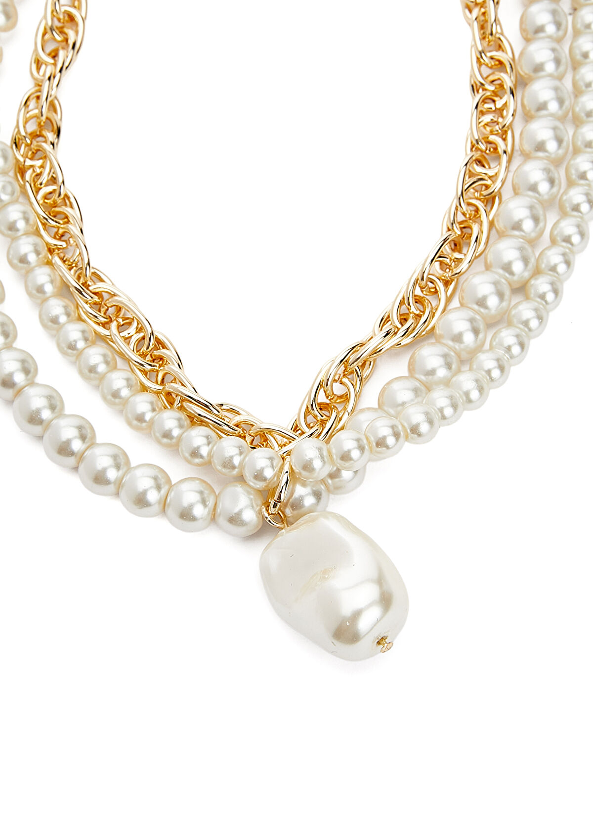 Beymen Club Pearl Women's Chain Necklace - 3
