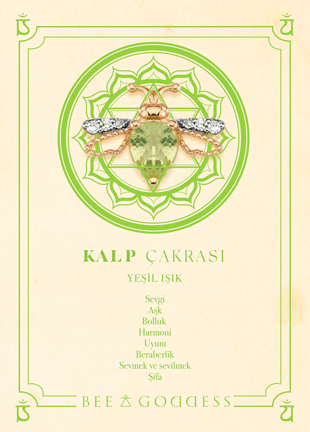 Queen Bee Zümrüt Pırlanta Kadın Altın Kolye - Görsel 4