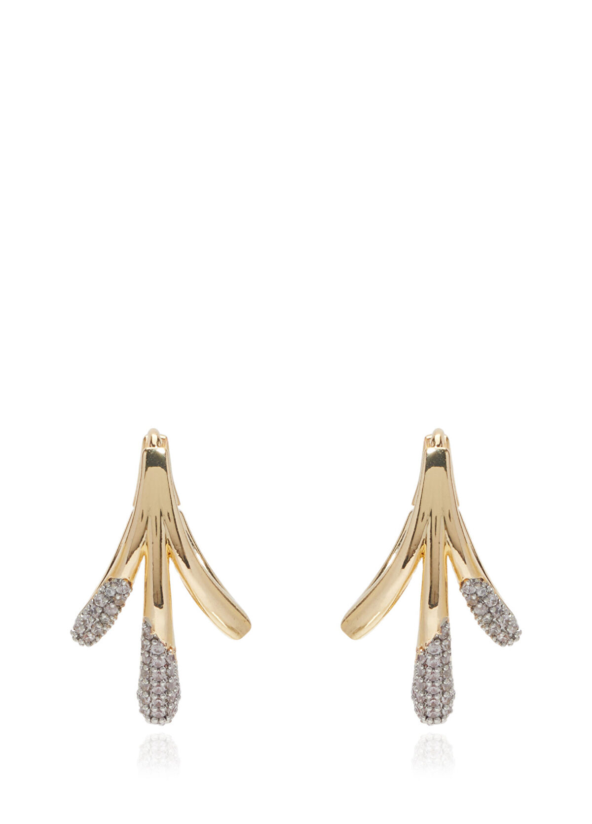 Gold Kadın Küpe - Görsel 4