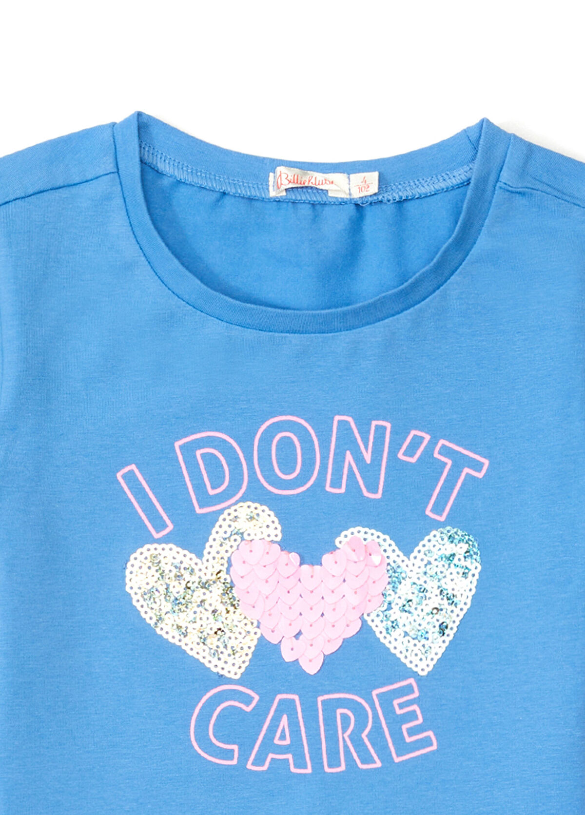 Billieblush Açık Mavi Yazı Baskılı Kız Çocuk T-shirt - 3